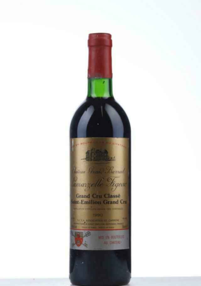 Chateau Grand Barrail Lamarzelle Figeac 1990