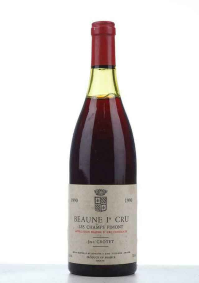 Jean Crotet Beaune Les Champs Pimont 1990