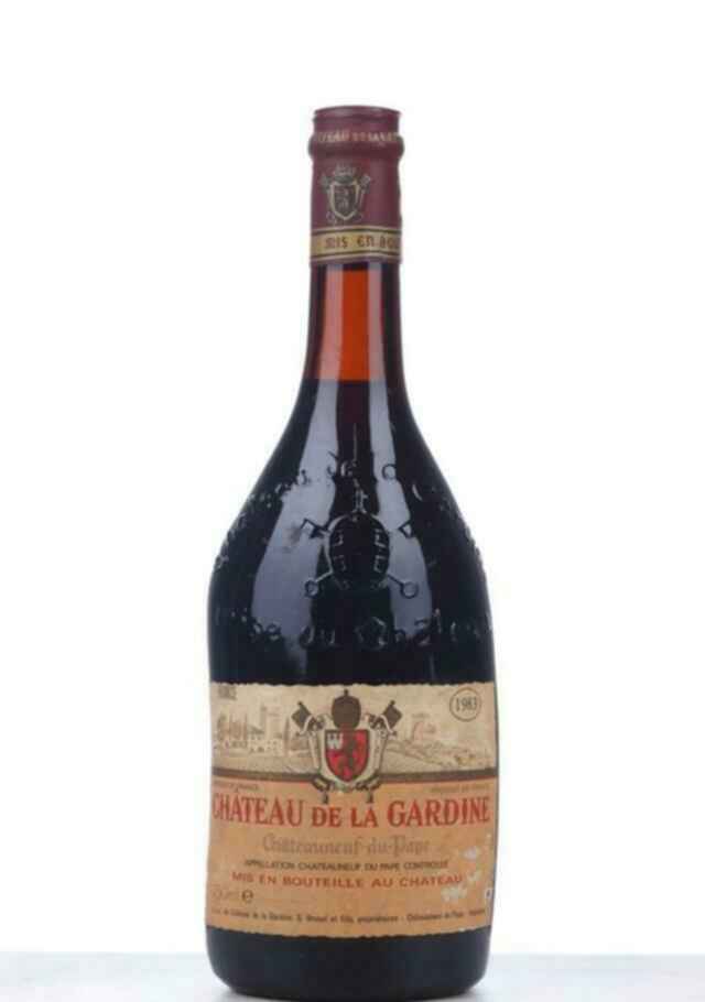 Chateau De La Gardine Chateauneuf Du Pape La Gardine 1983