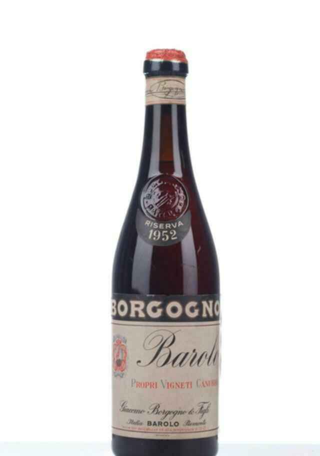 Giacomo Borgogno Barolo Cannubi Riserva 1952