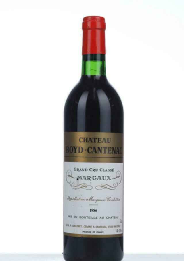 Chateau Boyd Cantenac 1986