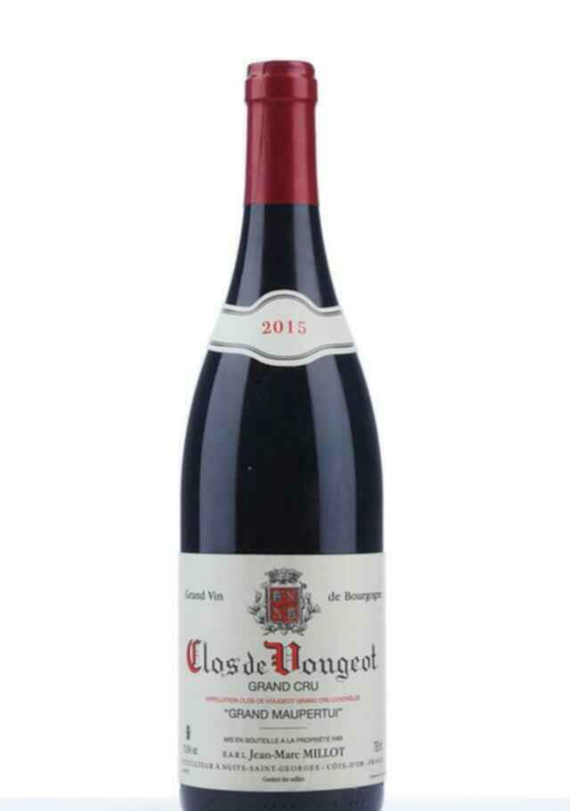 Jean Marc Millot Clos Vougeot Le Grand Maupertui Grand Cru 2015