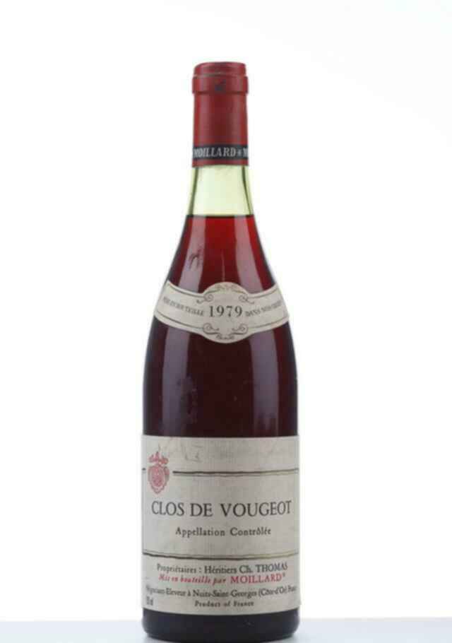 Thomas Moillard Clos Vougeot Grand Cru 1979