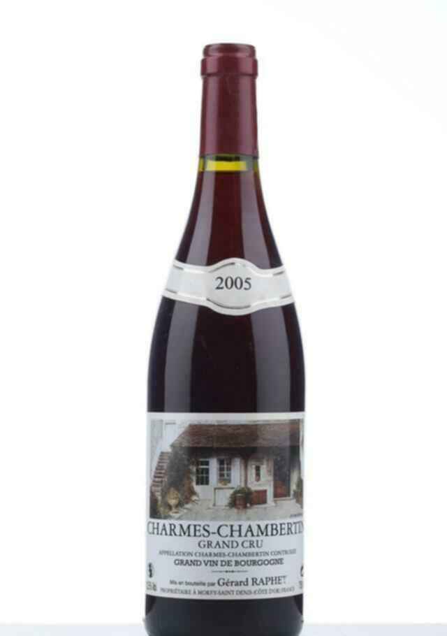 Gerard Raphet Charmes Chambertin Grand Cru 2005