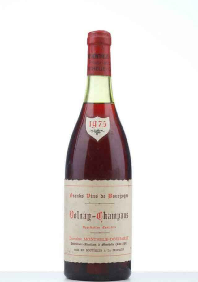 Monthelie Douhairet Porcheret Volnay  En Champans 1er Cru 1975