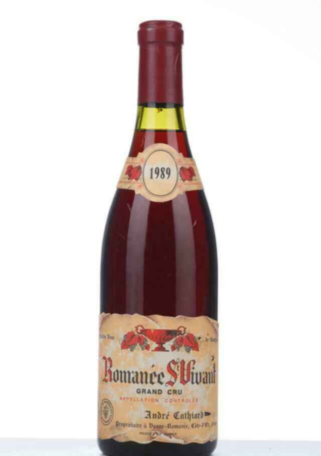Andre Cathiard Romanee Saint Vivant Grand Cru 1989
