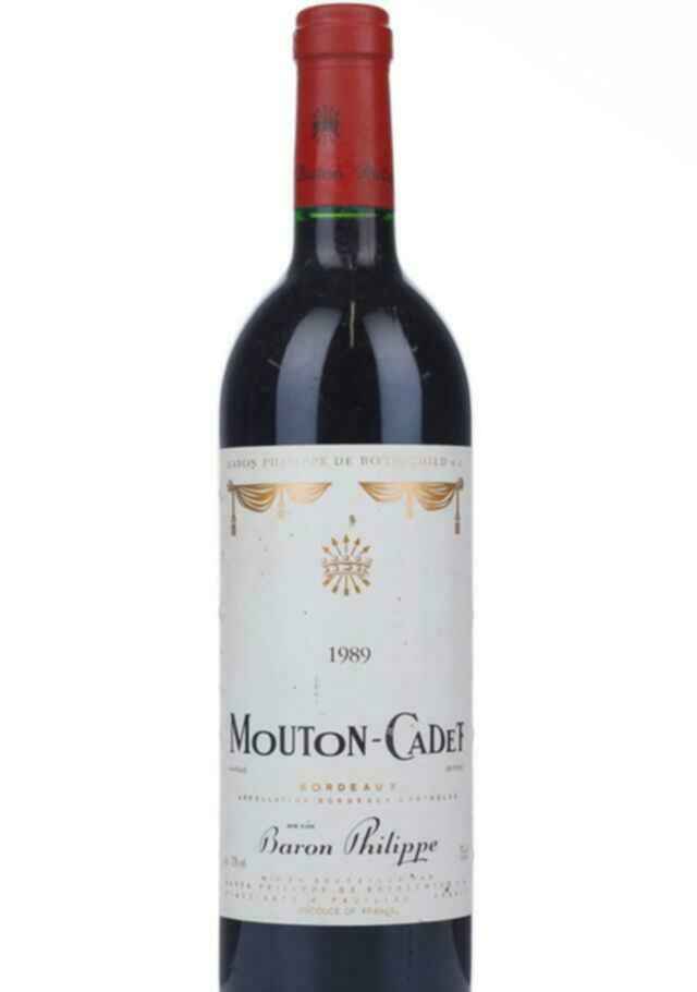 Chateau Mouton Cadet 1989