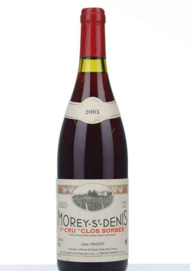 Jacky Truchot Morey St Denis Clos Sorbes 2003