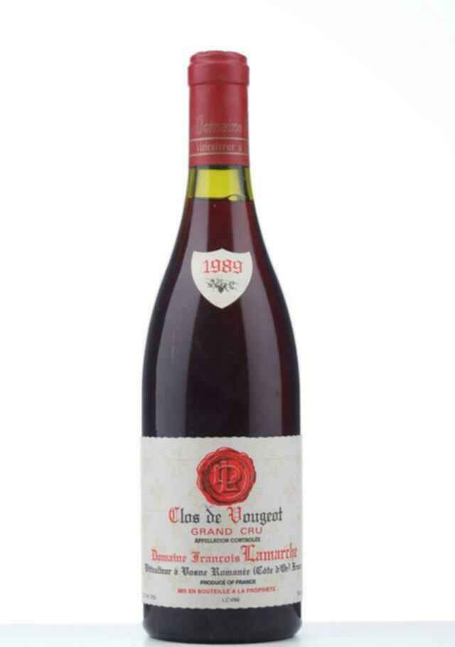 Francois Lamarche Clos Vougeot Grand Cru 1989