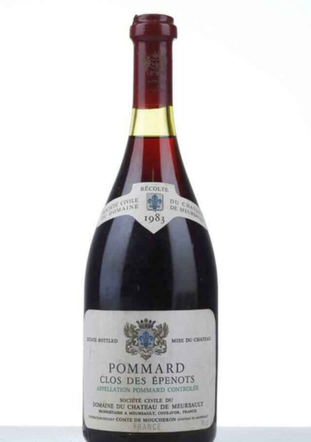 Du Chateau De Meursault Pommard Clos Des Epenots 1er Cru 1983