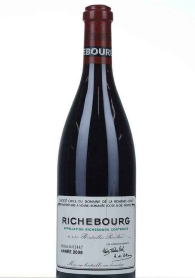 De La Romanee Conti Richebourg Grand Cru 2008