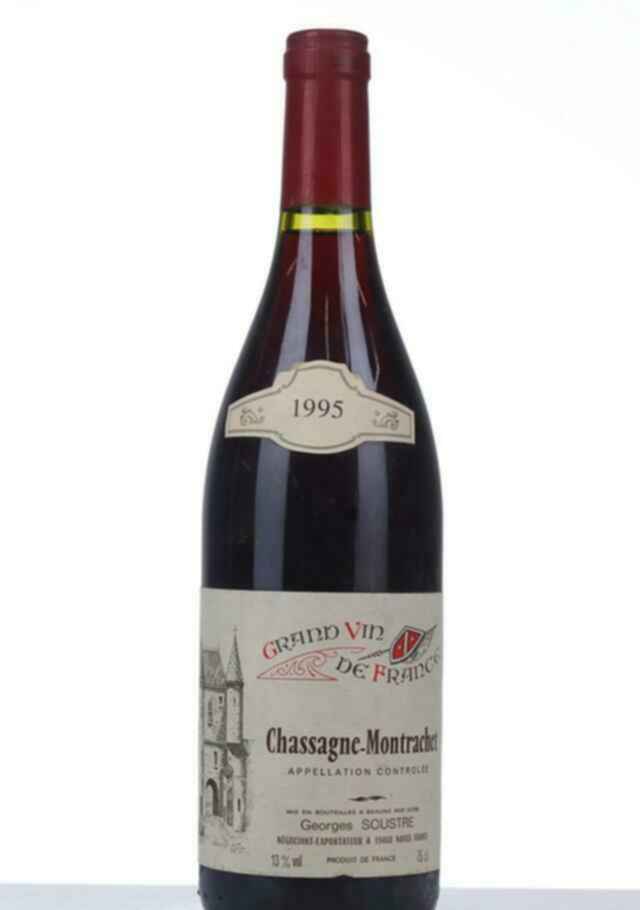 Georges Soustre Chassagne Montrachet Rouge 1995