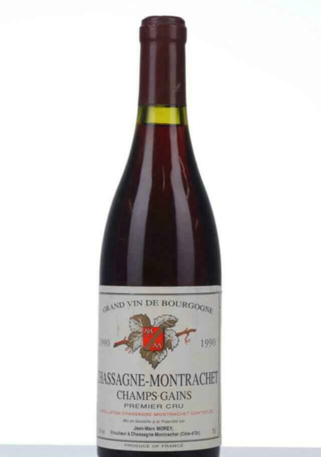 Jean Marc Morey Chassagne Montrachet Rouge Champs Gains 1er cru 1990