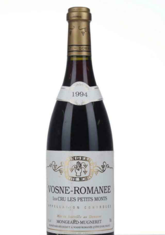 Mongeard Mugneret Vosne Romanee Les Petits Monts 1er Cru 1994