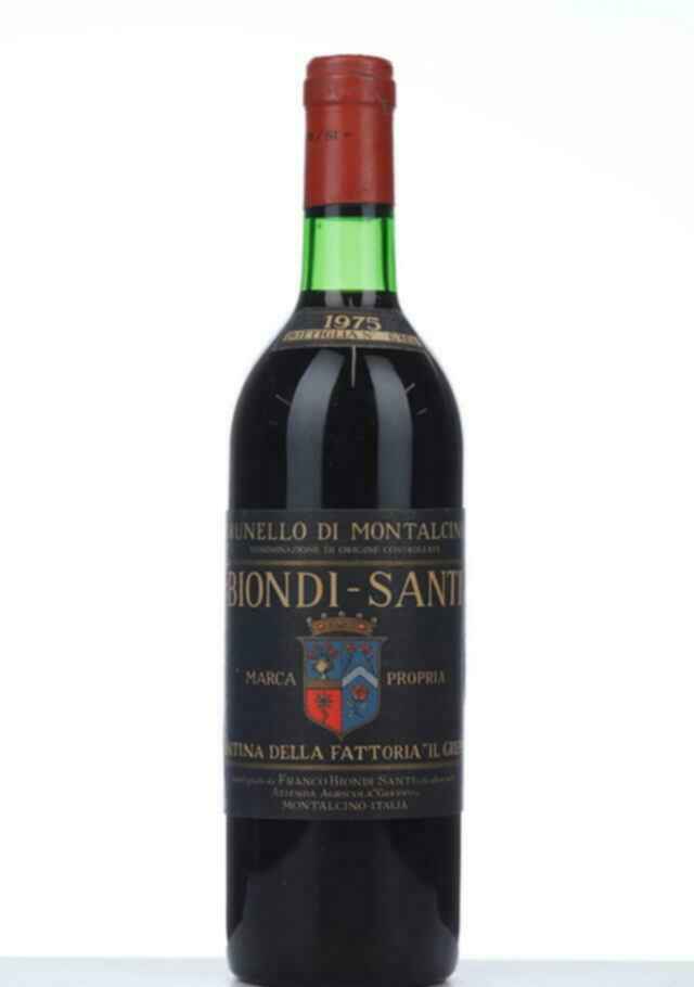 Biondi Santi Brunello Di Montalcino 1975