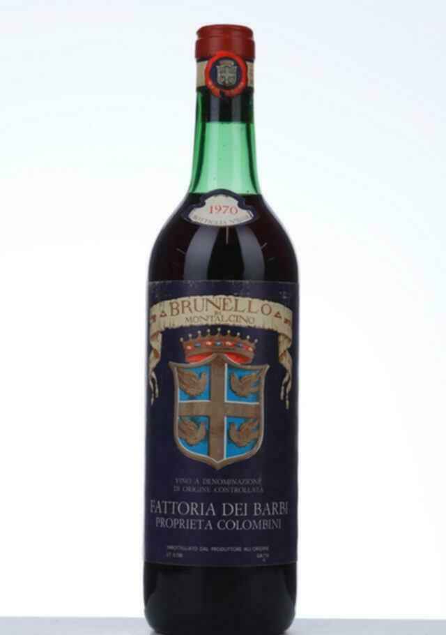Fattoria Dei Barbi Brunello Di Montalcino 1970