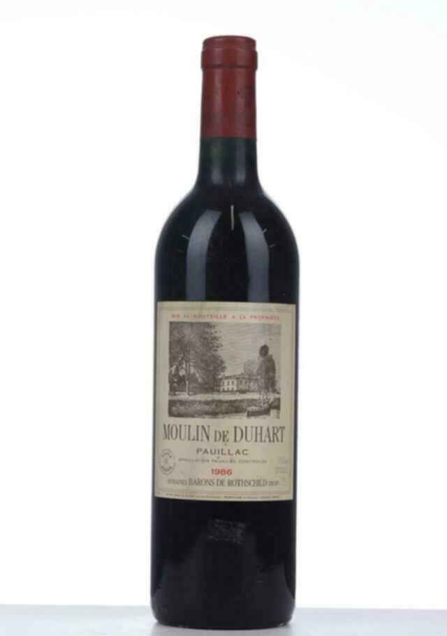 Chateau Duhart Milon Rothschild Moulin De Duhart 1986