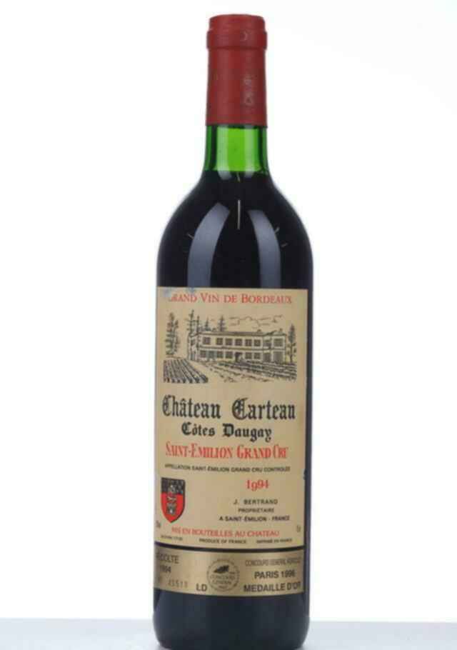 Chateau Carteau Cotes Daugay 1994