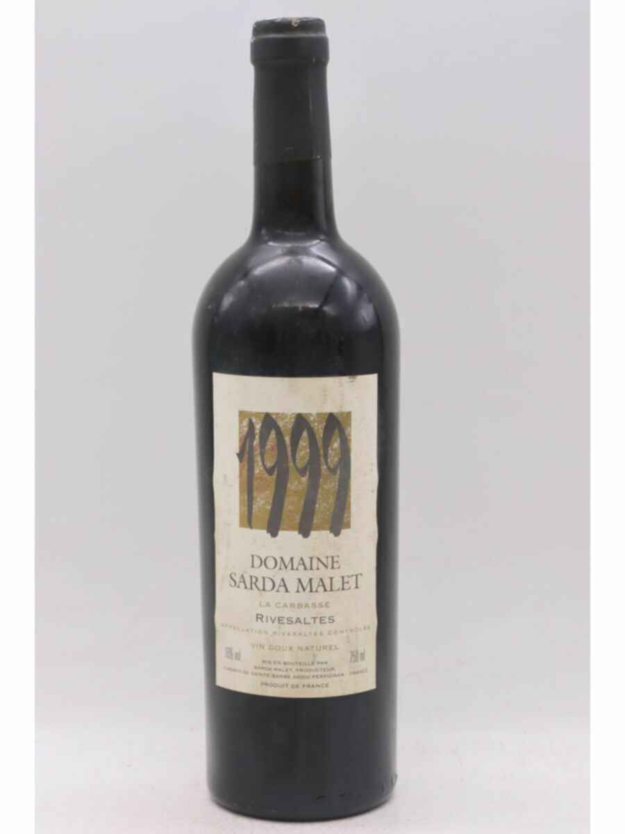 Sarda Malet Rivesaltes La Carbasse 1999