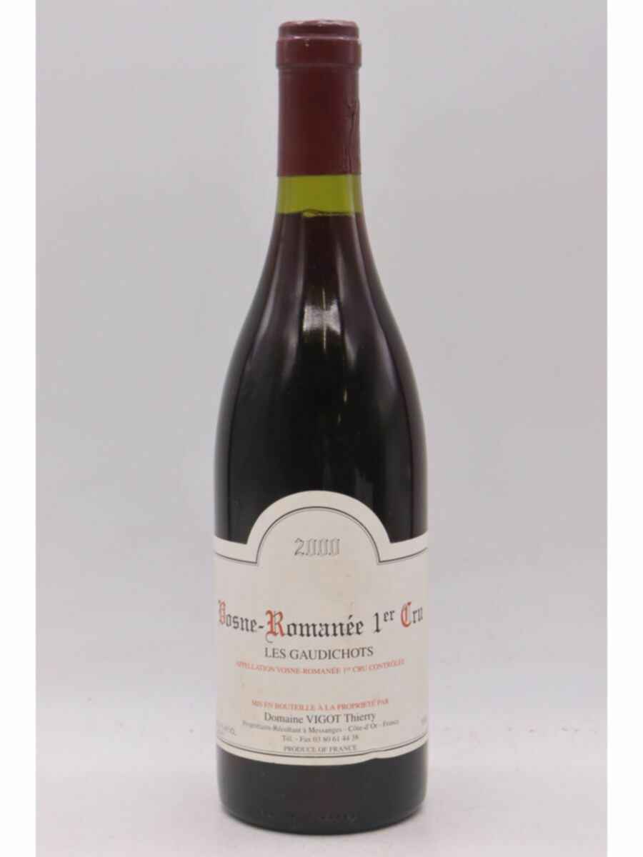 Thierry Vigot Vosne Romanée 1er Cru Les Gaudichots 2000