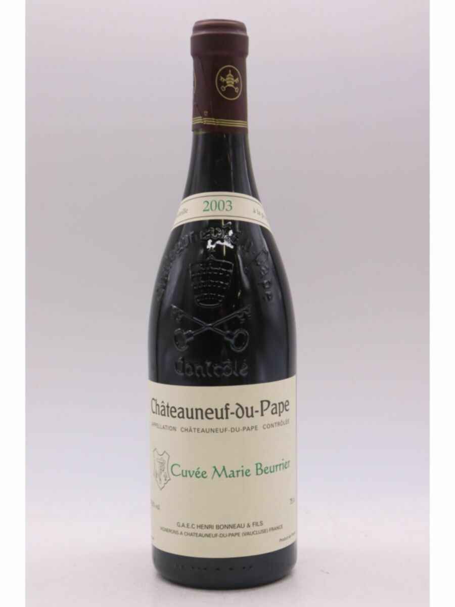 Henri Bonneau Chateauneuf-du-pape Marie Beurrier 2003