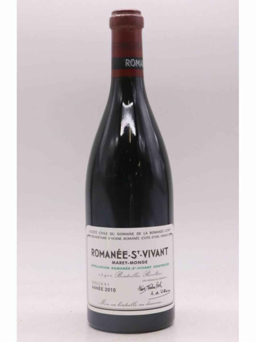 De La Romanee Conti Romanee Saint Vivant Grand Cru 2010