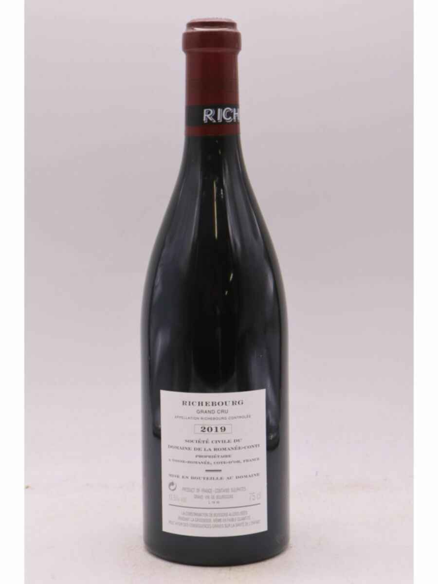 De La Romanee Conti Richebourg Grand Cru 2019