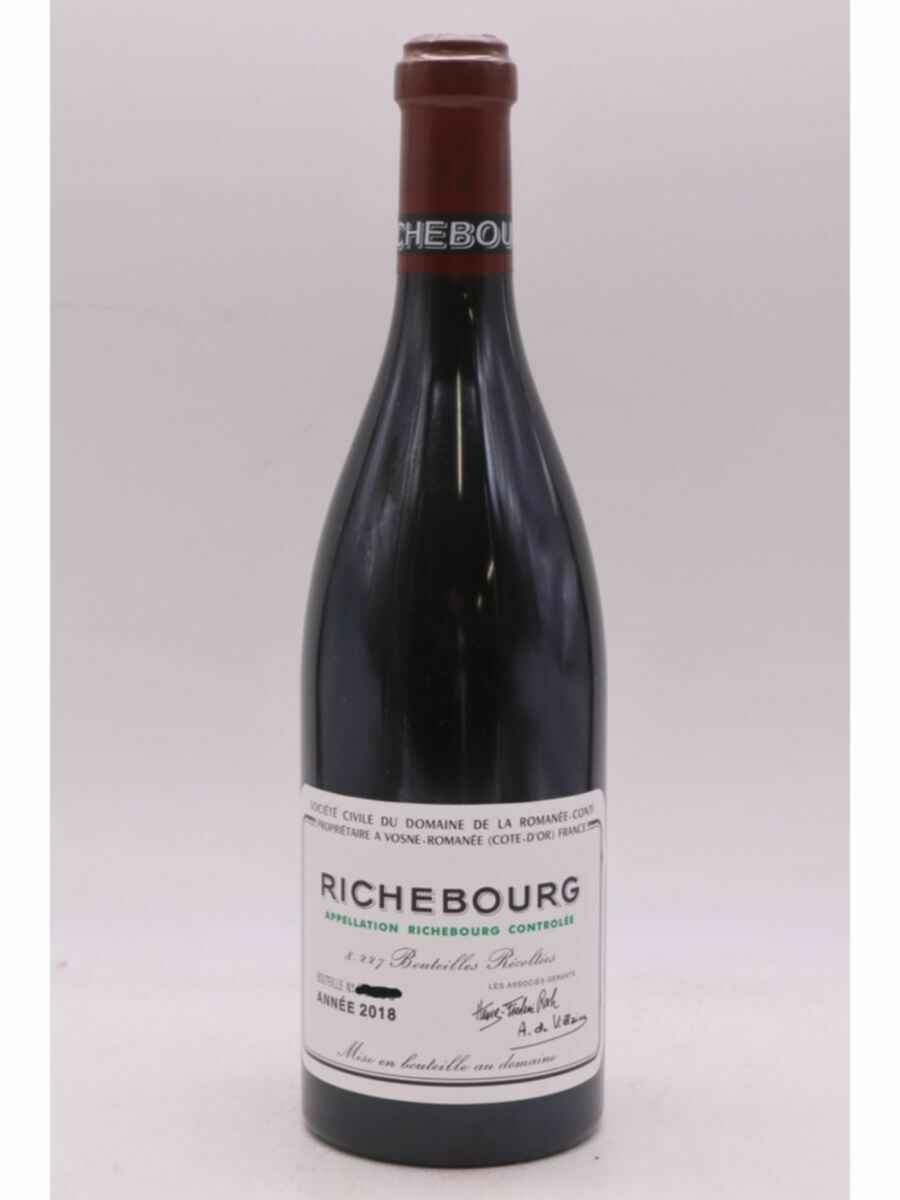 De La Romanee Conti Richebourg Grand Cru 2018