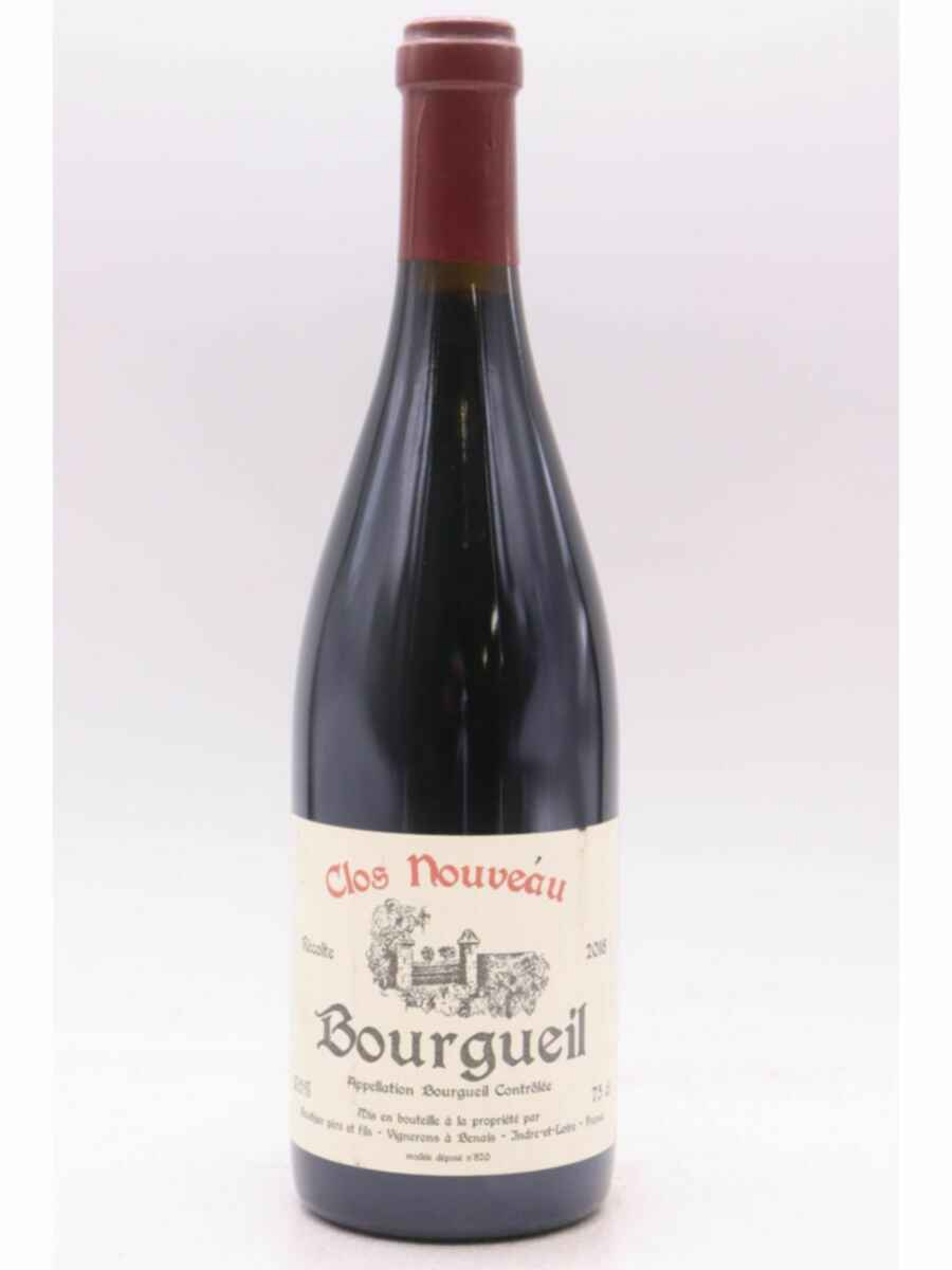 Bel Air Bourgueil Clos Nouveau 2018