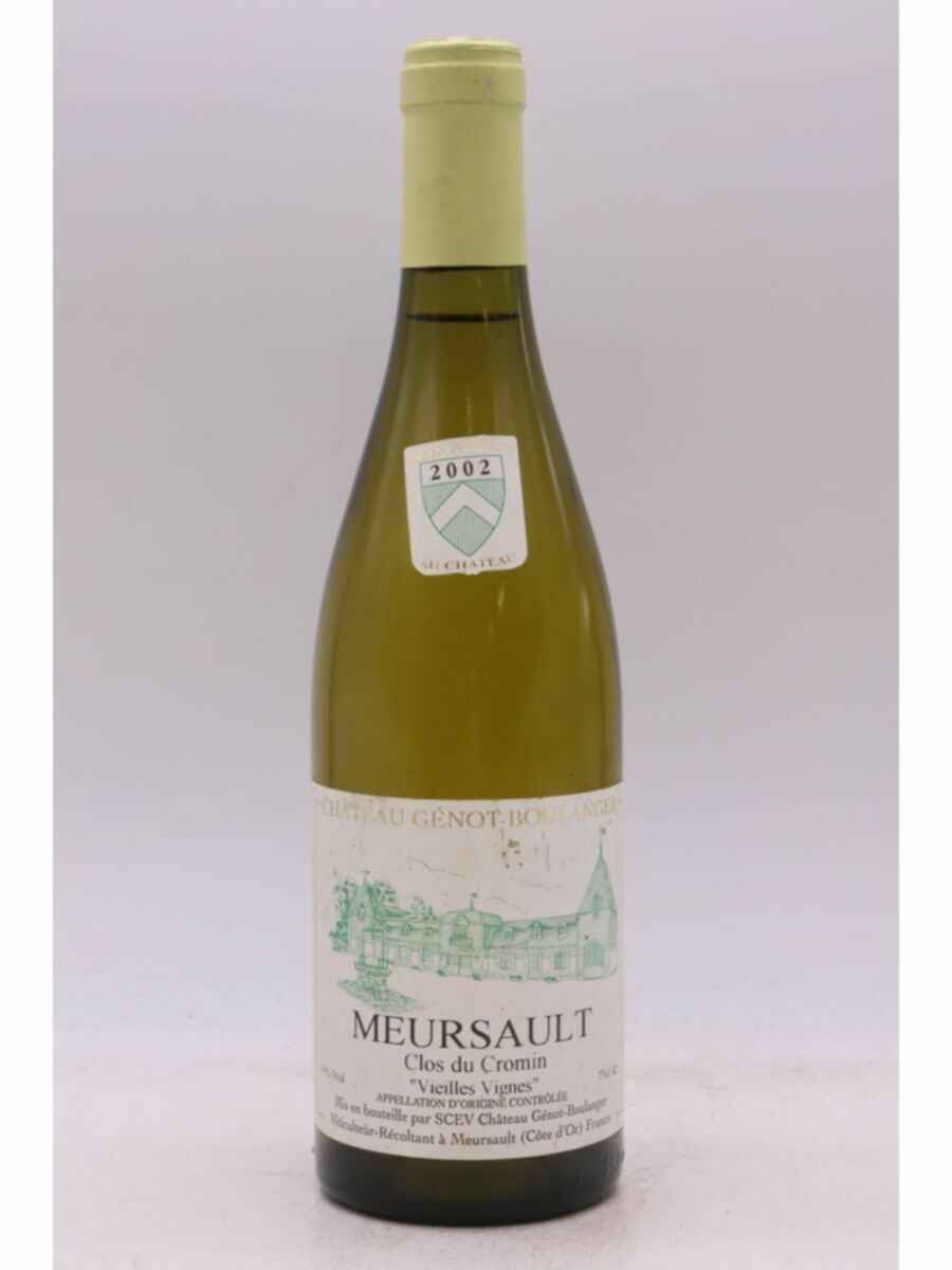 Genot Boulanger Meursault Clos De Cromin 2002