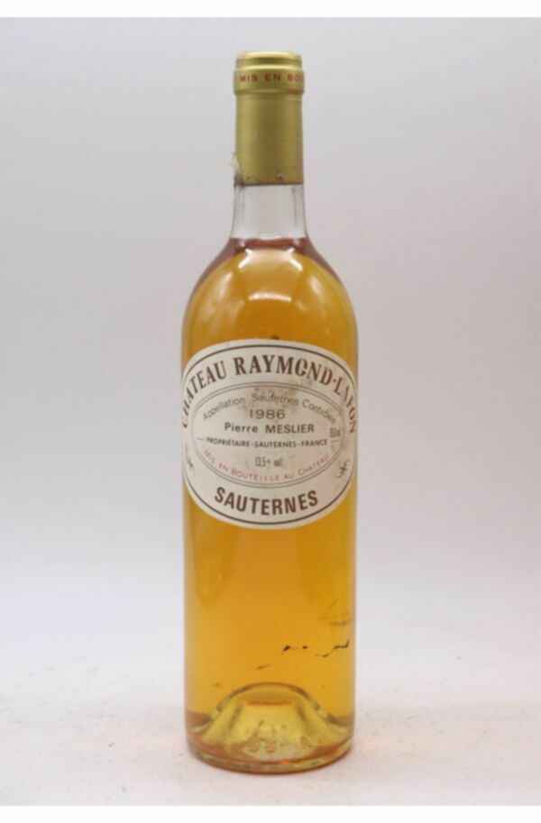 Chateau Raymond Lafon 1986