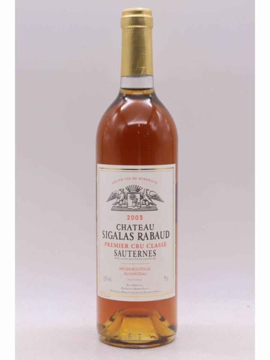 Chateau Sigalas Rabaud 2003