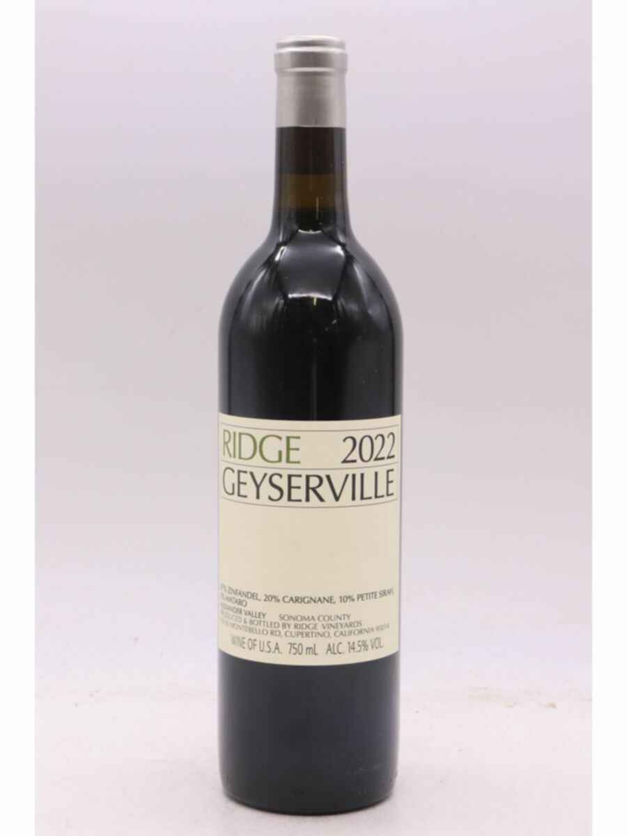 Ridge Vineyards Geyserville 2022