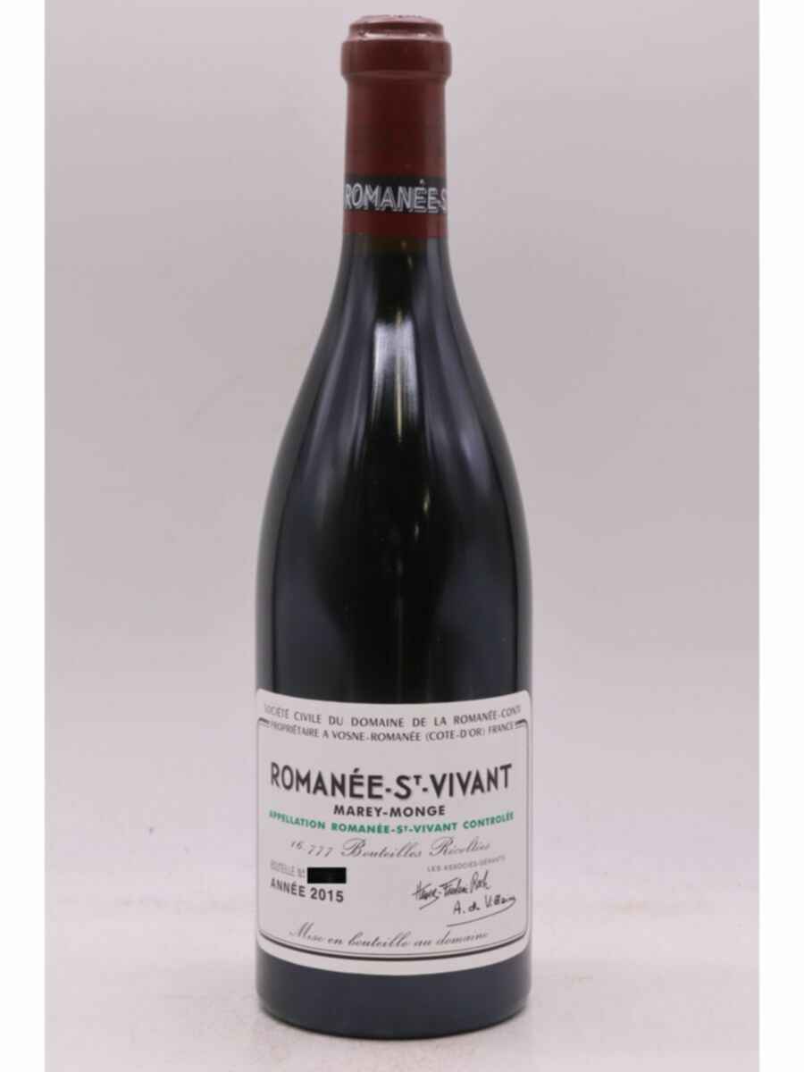 De La Romanee Conti Romanee Saint Vivant Grand Cru 2015