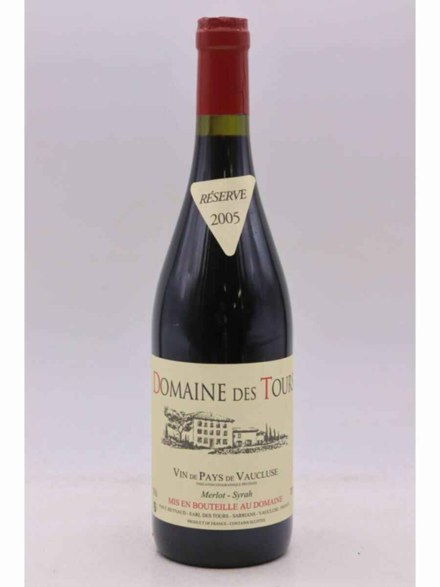 Rayas Domaine Des Tours Vaucluse Merlot-syrah Reserve 2005