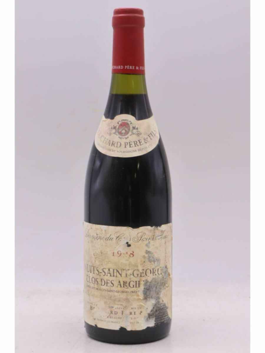 Bouchard P&f Nuits Saint Georges Clos Des Argillieres 1er Cru 1998