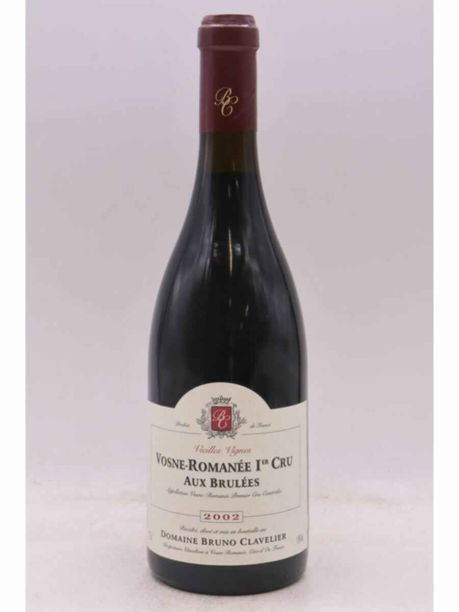 Bruno Clavelier Vosne Romanee Aux Brulees 1er Cru 2002