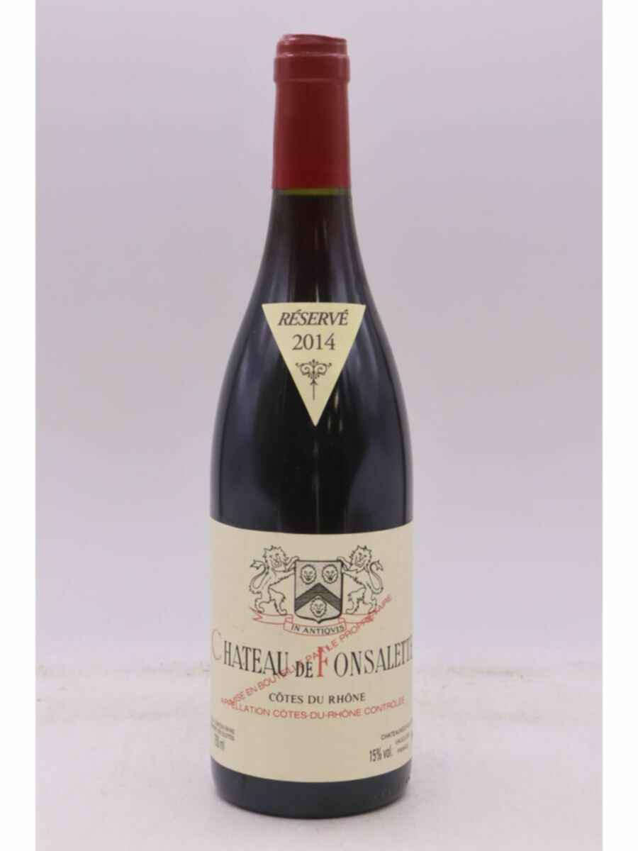 Rayas Chateau De Fonsalette Reserve 2014