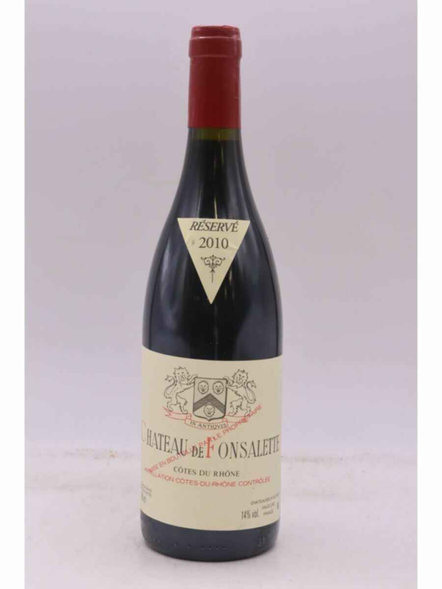Rayas Chateau De Fonsalette Reserve 2010