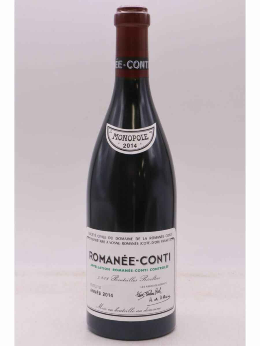 De La Romanee Conti Romanee Conti Grand Cru 2014