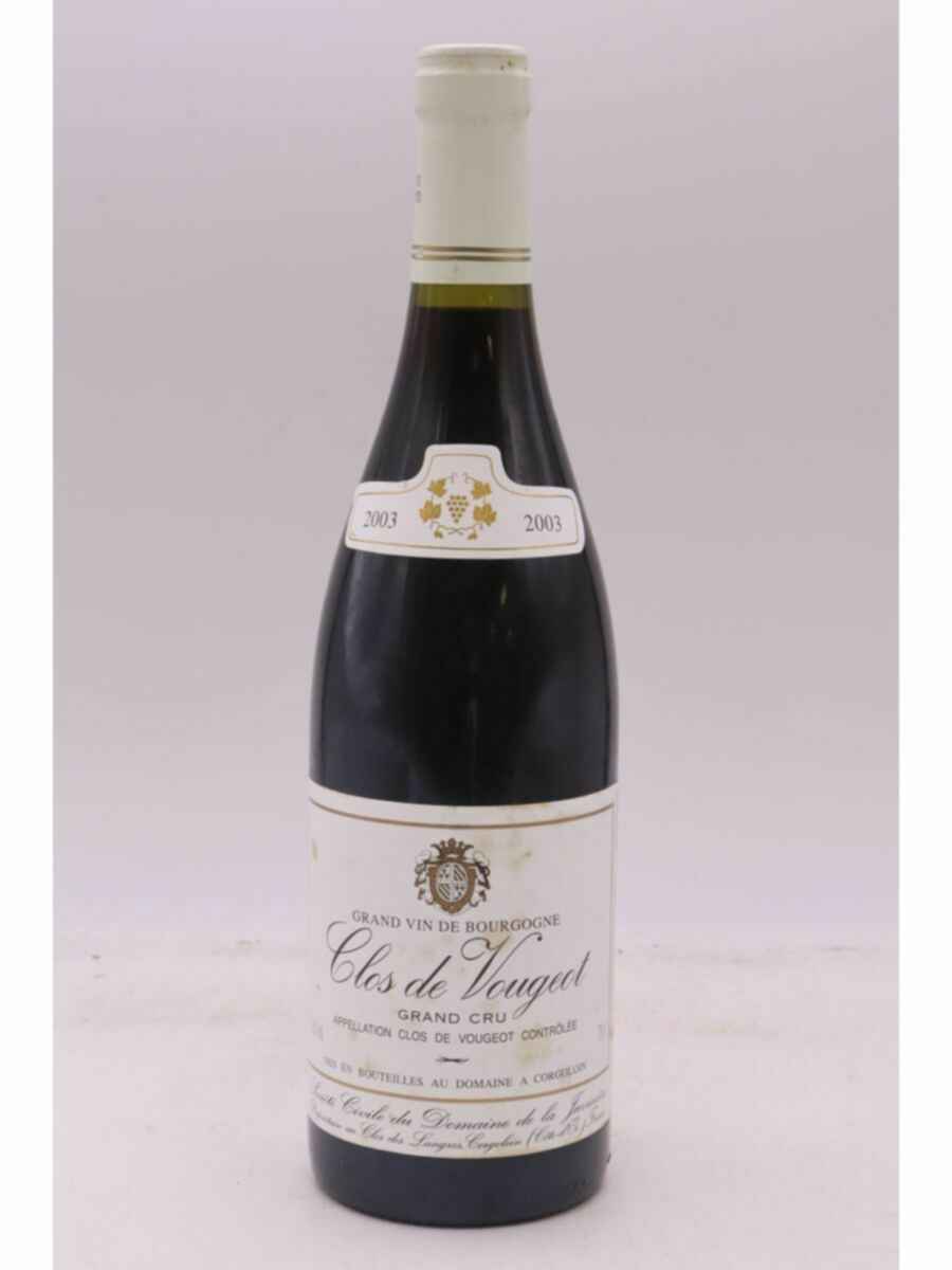 De La Juviniere Clos Vougeot Grand Cru 2003