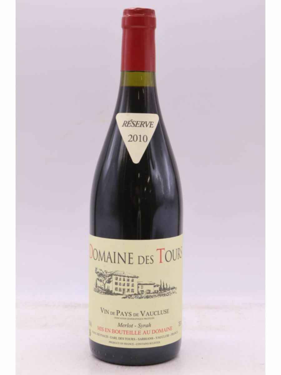 Rayas Domaine Des Tours Vaucluse Merlot-syrah Reserve 2010