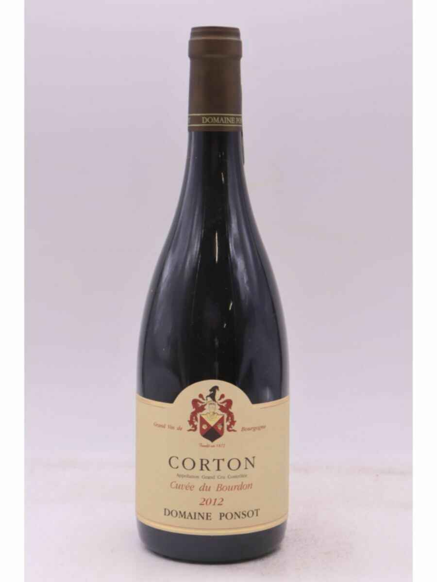 Ponsot Corton Cuvee Du Bourdon Grand Cru 2012