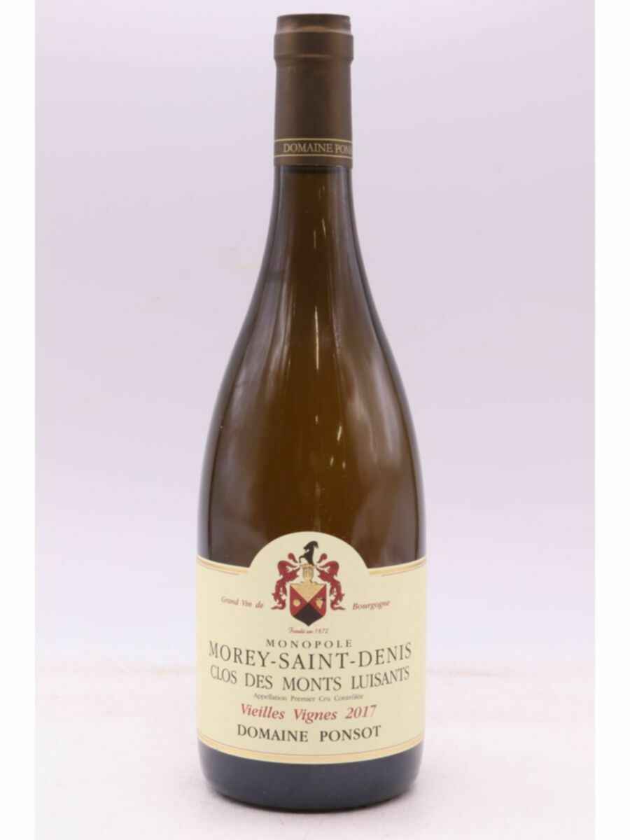 Ponsot Morey St Denis Blanc Clos Des Monts Luisants V.v. 1er Cru 2017