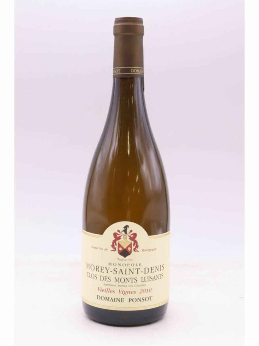 Ponsot Morey St Denis Blanc Clos Des Monts Luisants V.v. 1er Cru 2010