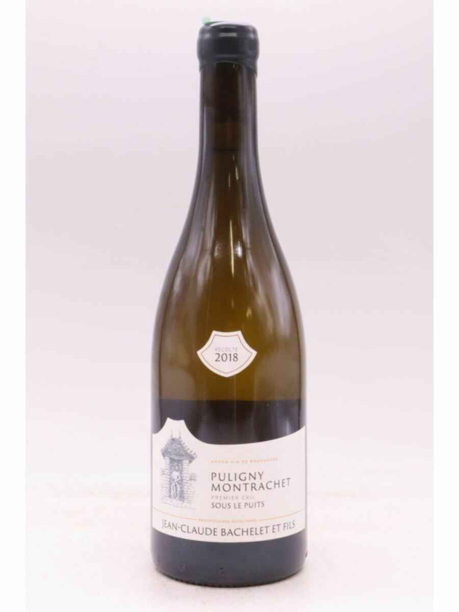 Jean Claude Bachelet Puligny Montrachet Sous Le Puits 1er Cru 2018