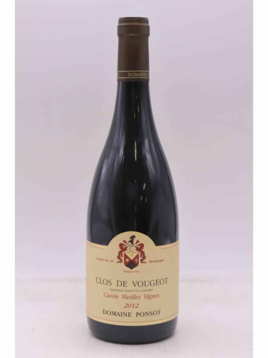 Ponsot Clos De Vougeot Cuvee Vieilles Vignes Grand Cru 2012