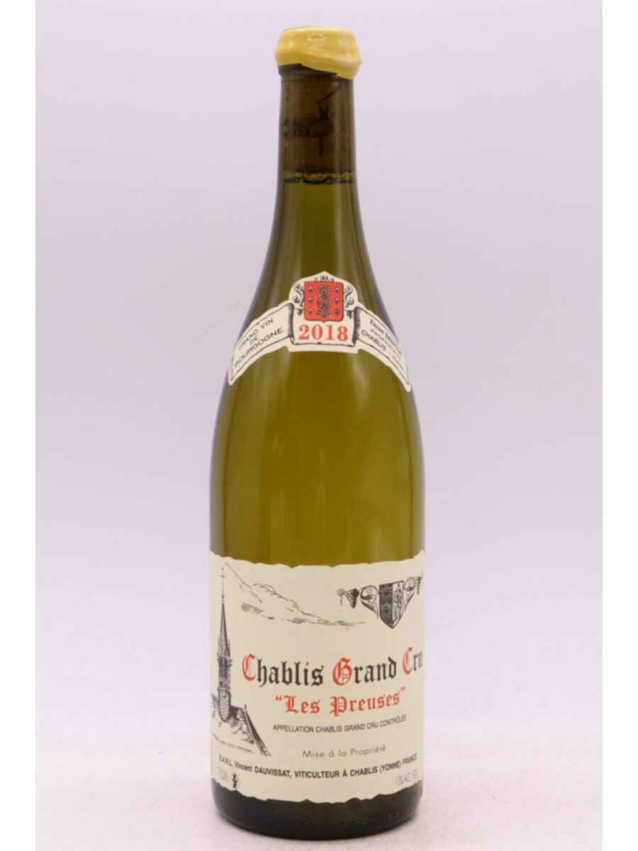 Vincent Dauvissat Chablis Les Preuses Grand Cru 2018