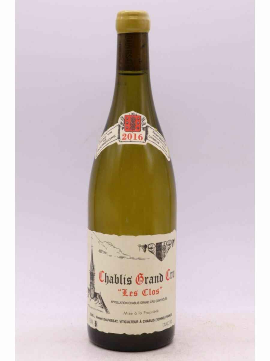 Vincent Dauvissat Chablis Les Clos Grand Cru 2016