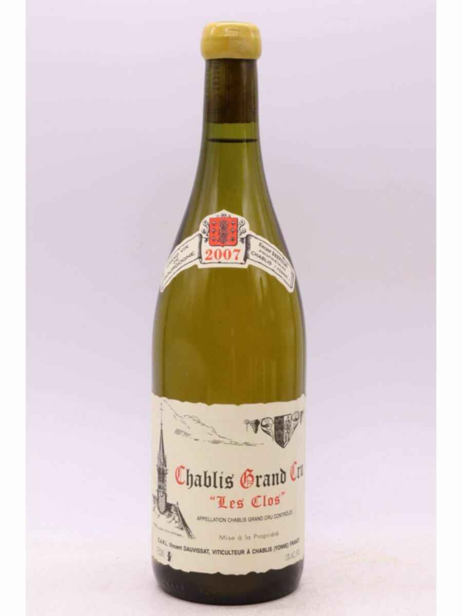 Vincent Dauvissat Chablis Les Clos Grand Cru 2007